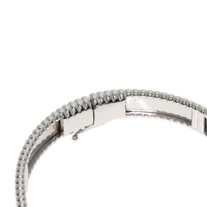 Van Cleef & Arpels Perle Senior Tulle Medium Bracelet K18 White Gold Ladies [Used]