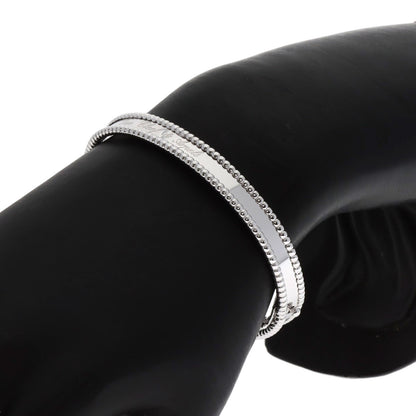 Van Cleef & Arpels Perle Senior Tulle Medium Bracelet K18 White Gold Ladies [Used]
