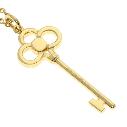 TIFFANY&Co. Crown key diamond Necklace K18 Yellow Gold Ladies [Used]