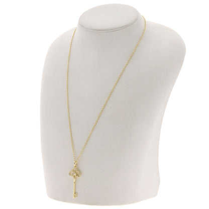 TIFFANY&Co. Crown key diamond Necklace K18 Yellow Gold Ladies [Used]