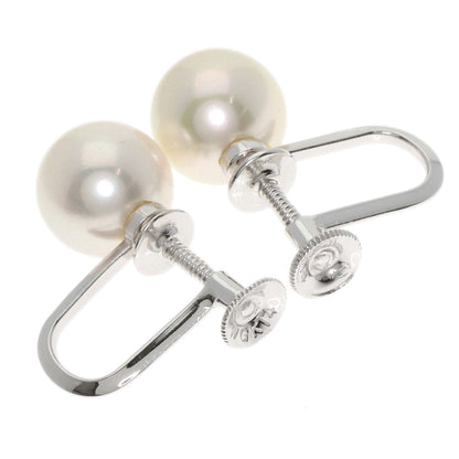 MIKIMOTO Pearl Pearl Earring K14 White Gold Ladies [Used]