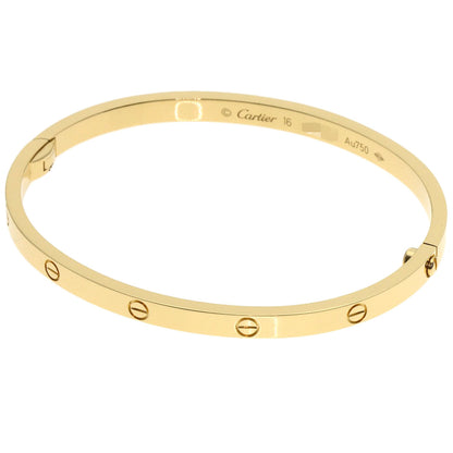 CARTIER LOVE Bracelets SM No Driver #16 Bracelet K18 Yellow Gold Ladies [Used]
