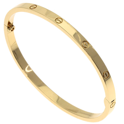 CARTIER LOVE Bracelets SM No Driver #16 Bracelet K18 Yellow Gold Ladies [Used]