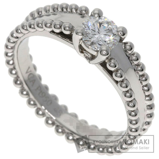 Van Cleef & Arpels Estelle Solitaire Diamond #48 Ring Platinum PT950 Ladies [Used]