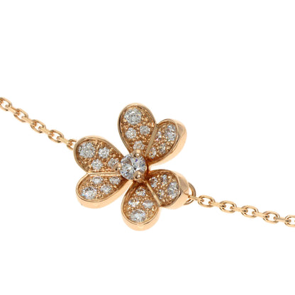 Van Cleef & Arpels Frivole Mini Model Diamond Bracelet K18 Pink Gold Ladies [Used]