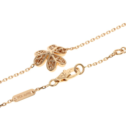 Van Cleef & Arpels Frivole Mini Model Diamond Bracelet K18 Pink Gold Ladies [Used]