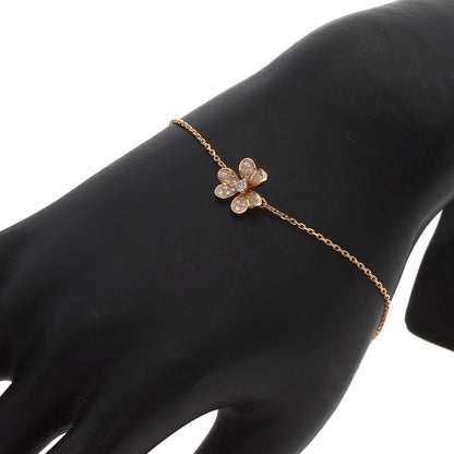 Van Cleef & Arpels Frivole Mini Model Diamond Bracelet K18 Pink Gold Ladies [Used]
