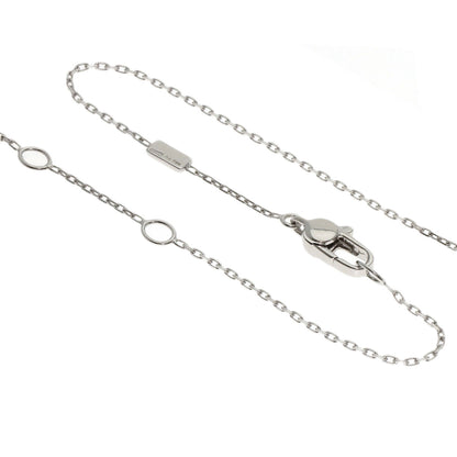 GUCCI Separate Cross Diamond Necklace K18 White Gold Ladies [Used]