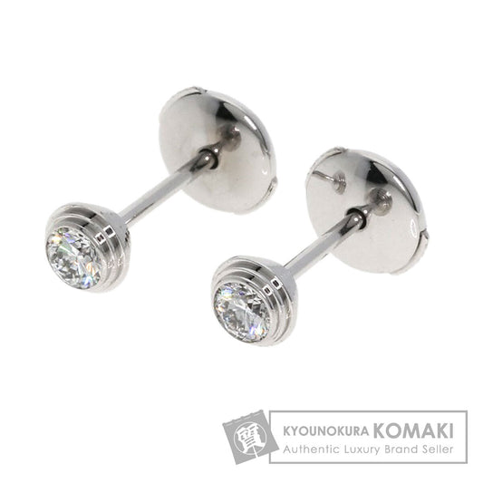 CARTIER Amour Small Diamond earring K18 White Gold Ladies [Used]