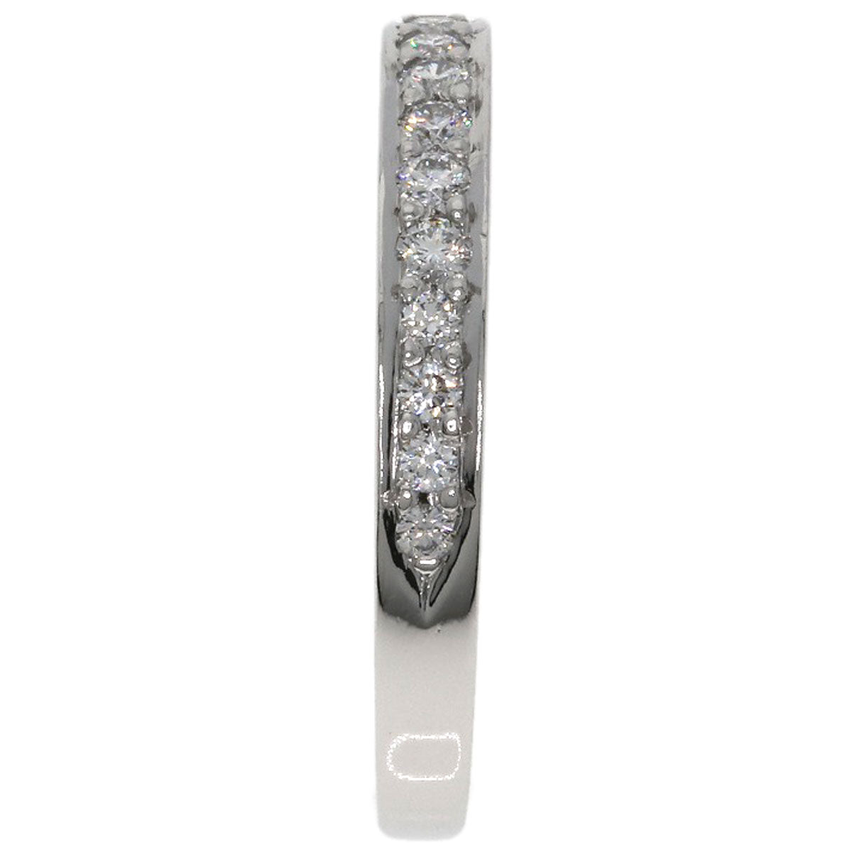 TIFFANY&Co. Half eternity Diamond Ring Platinum PT950 Ladies [Used]