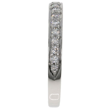 TIFFANY&Co. Half eternity Diamond Ring Platinum PT950 Ladies [Used]