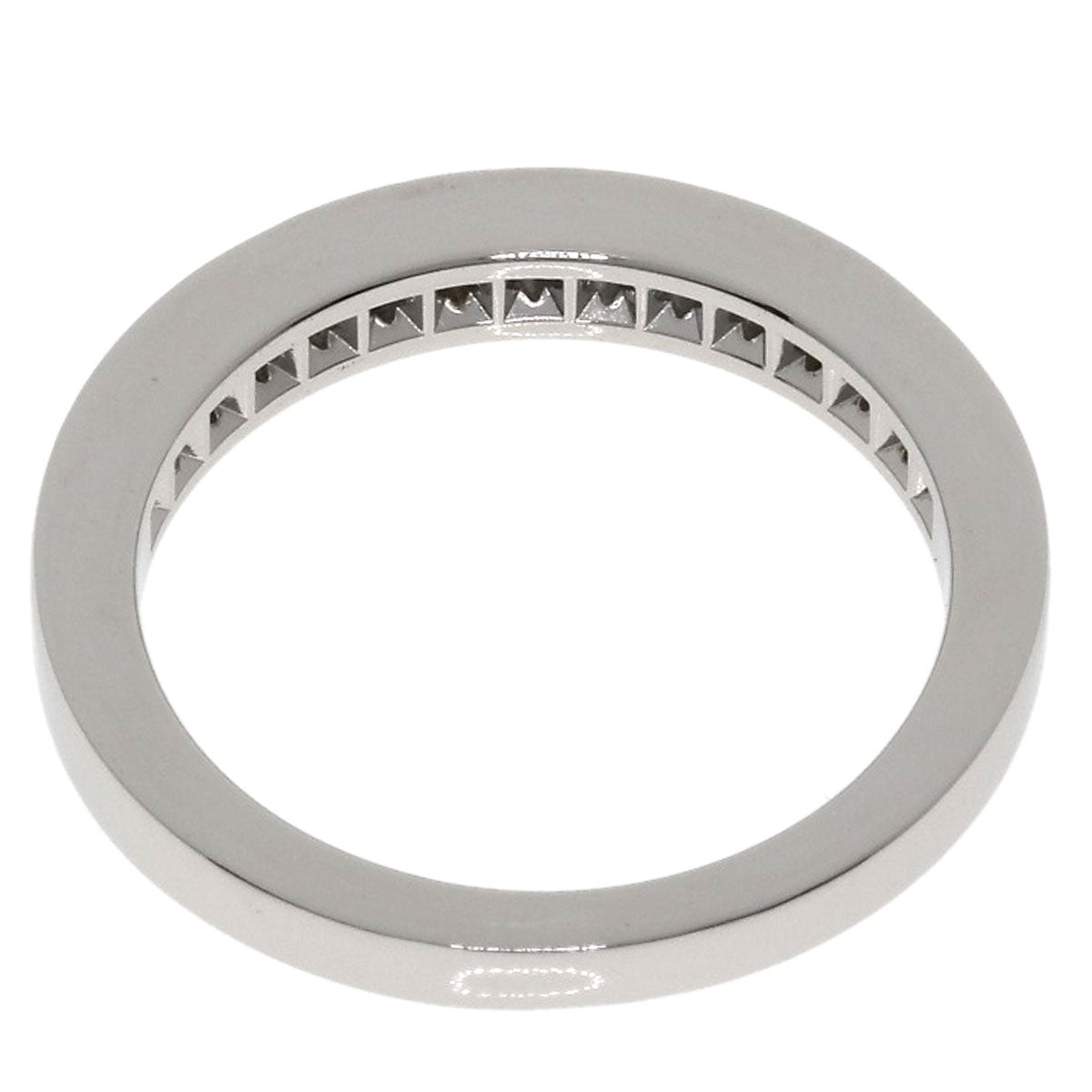 TIFFANY&Co. Half eternity Diamond Ring Platinum PT950 Ladies [Used]