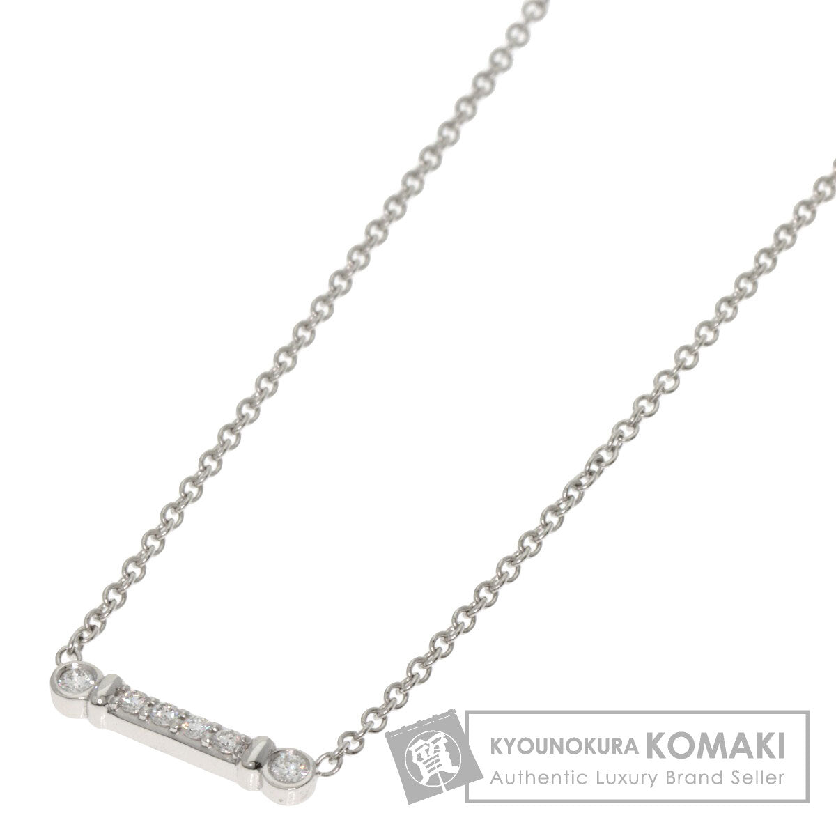 TIFFANY&Co. Fleur Doliskiver Diamond Necklace Platinum PT950 Ladies [Used]