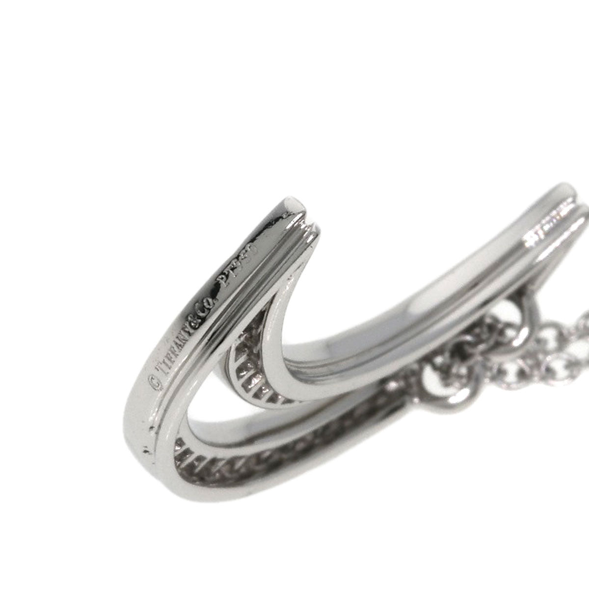 TIFFANY&Co. Moon Diamond Necklace Platinum PT950 Ladies [Used]