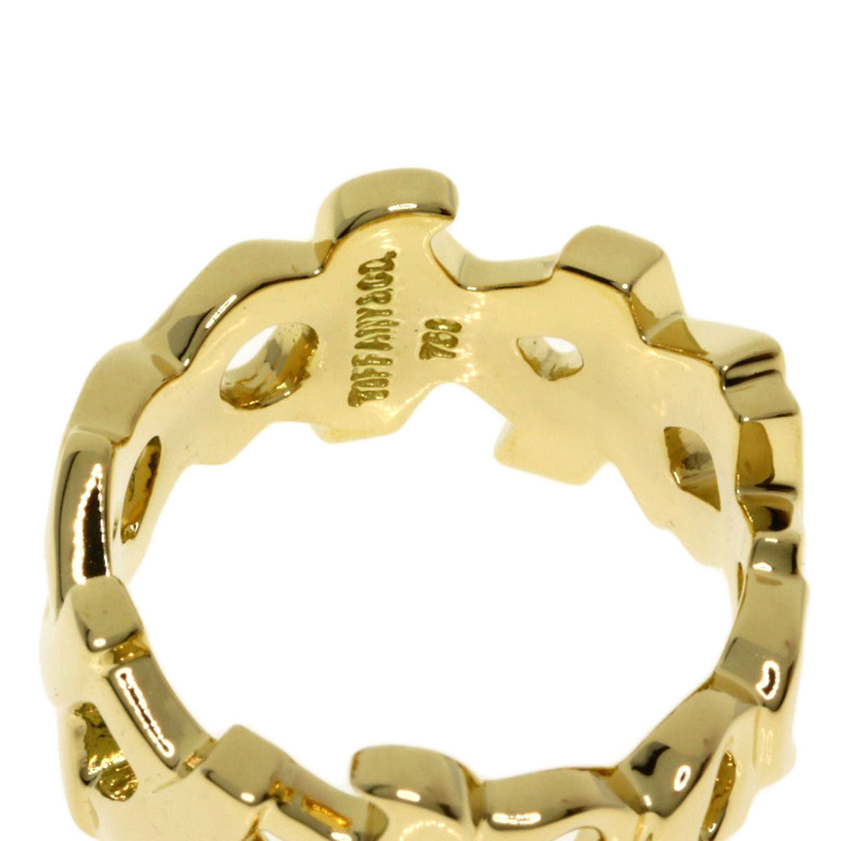 TIFFANY&Co. Love & Kiss Paloma Picasso Ring K18 Yellow Gold Ladies [Used]