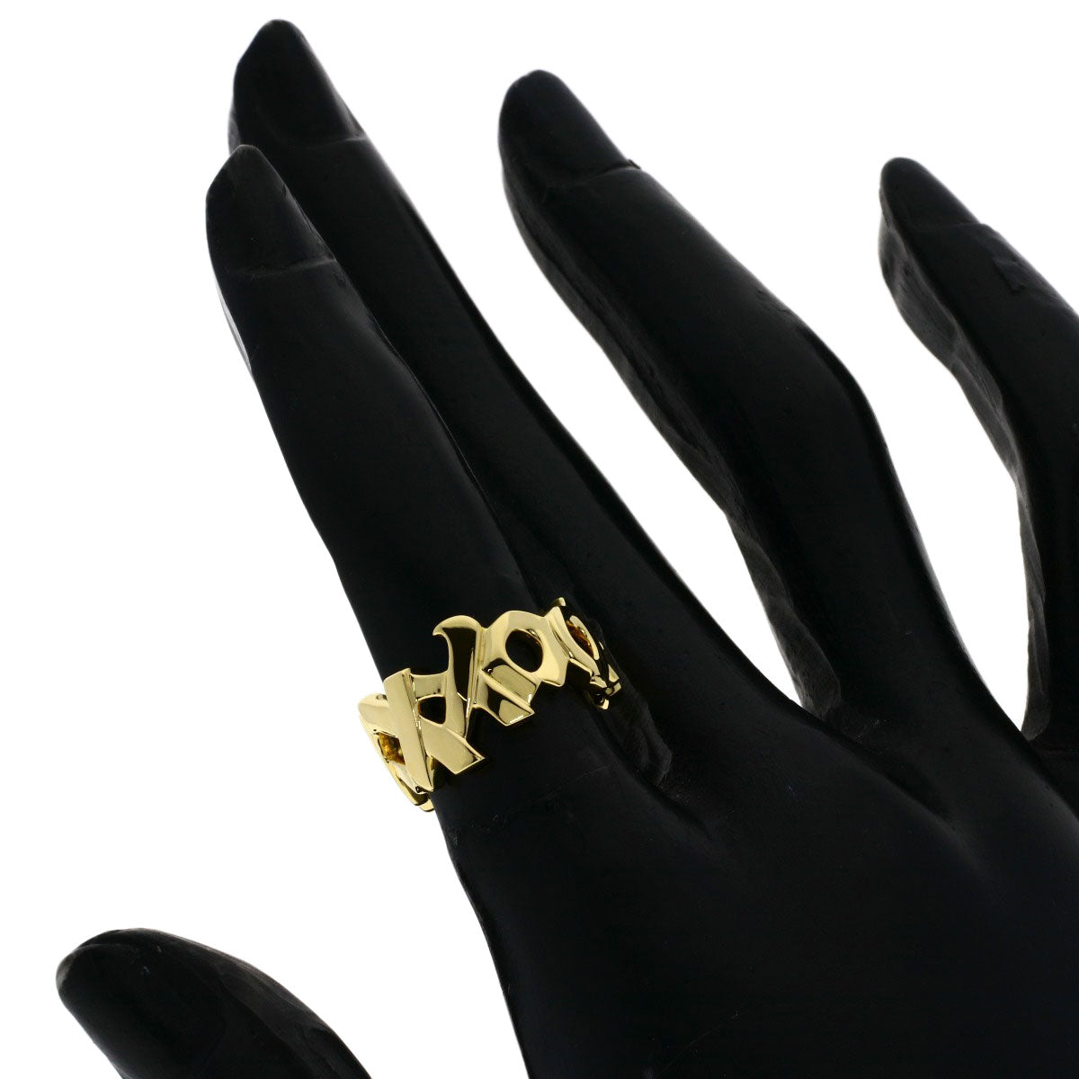 TIFFANY&Co. Love & Kiss Paloma Picasso Ring K18 Yellow Gold Ladies [Used]