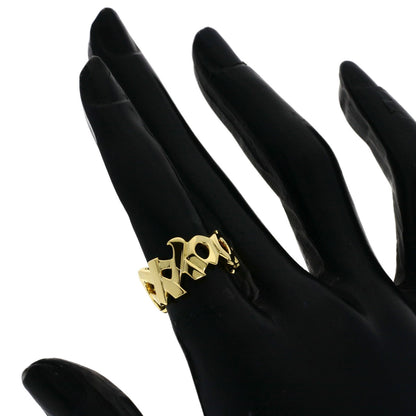TIFFANY&Co. Love & Kiss Paloma Picasso Ring K18 Yellow Gold Ladies [Used]