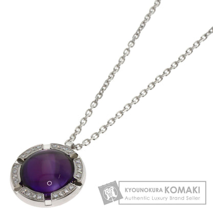 Chaumet Class One Amethyst Diamond Medium Necklace K18 White Gold Ladies [Used]
