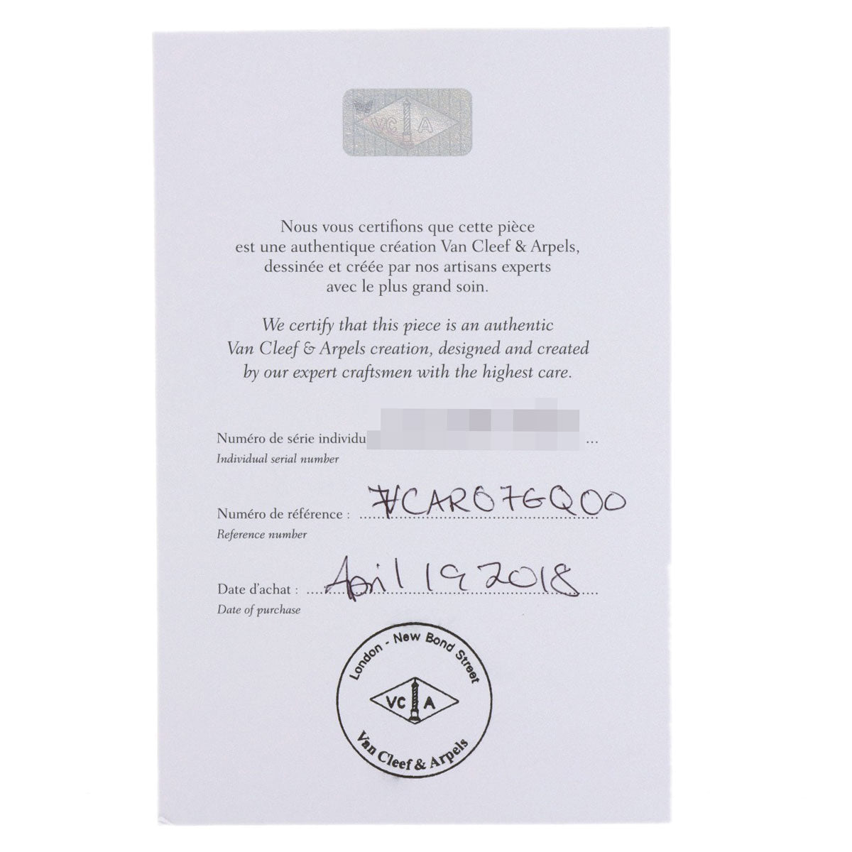 Van Cleef & Arpels Vintage Alhambra Malachite Diamond Bracelet K18 Yellow Gold Ladies [Used]