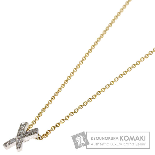 TIFFANY&Co. Paloma Picasso Kiss Diamond Necklace Platinum PT950 Ladies [Used]