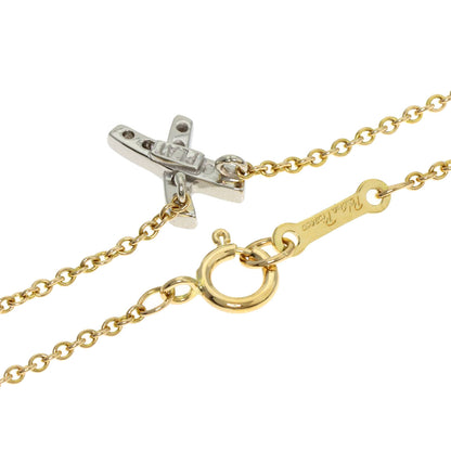 TIFFANY&Co. Paloma Picasso Kiss Diamond Necklace Platinum PT950 Ladies [Used]