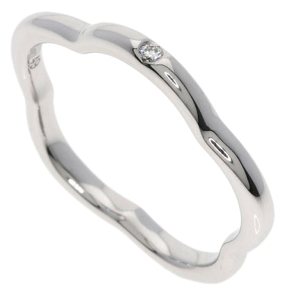 CHANEL Camellia 1P Diamond #49 Ring K18 White Gold Ladies [Used]