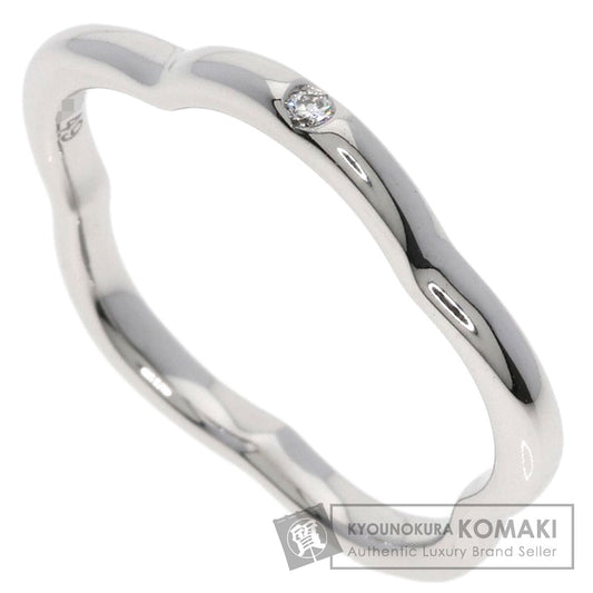 CHANEL Camellia 1P Diamond #49 Ring K18 White Gold Ladies [Used]
