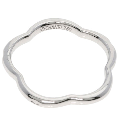 CHANEL Camellia 1P Diamond #49 Ring K18 White Gold Ladies [Used]