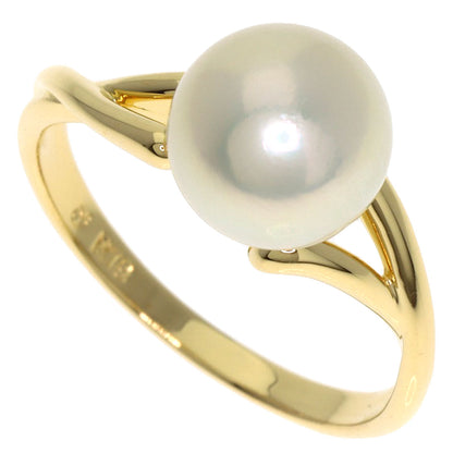 MIKIMOTO Pearl Pearl Ring K18 Yellow Gold Ladies [Used]