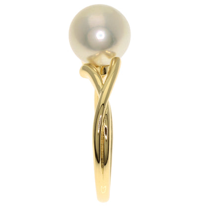 MIKIMOTO Pearl Pearl Ring K18 Yellow Gold Ladies [Used]