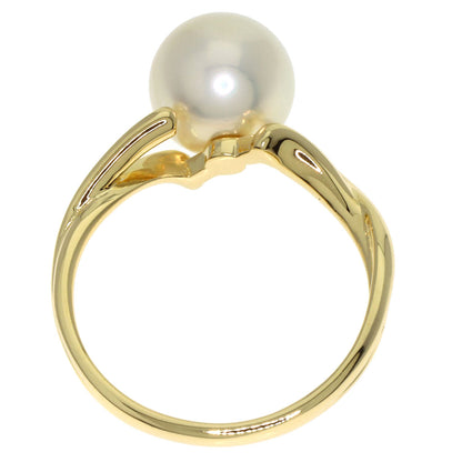 MIKIMOTO Pearl Pearl Ring K18 Yellow Gold Ladies [Used]