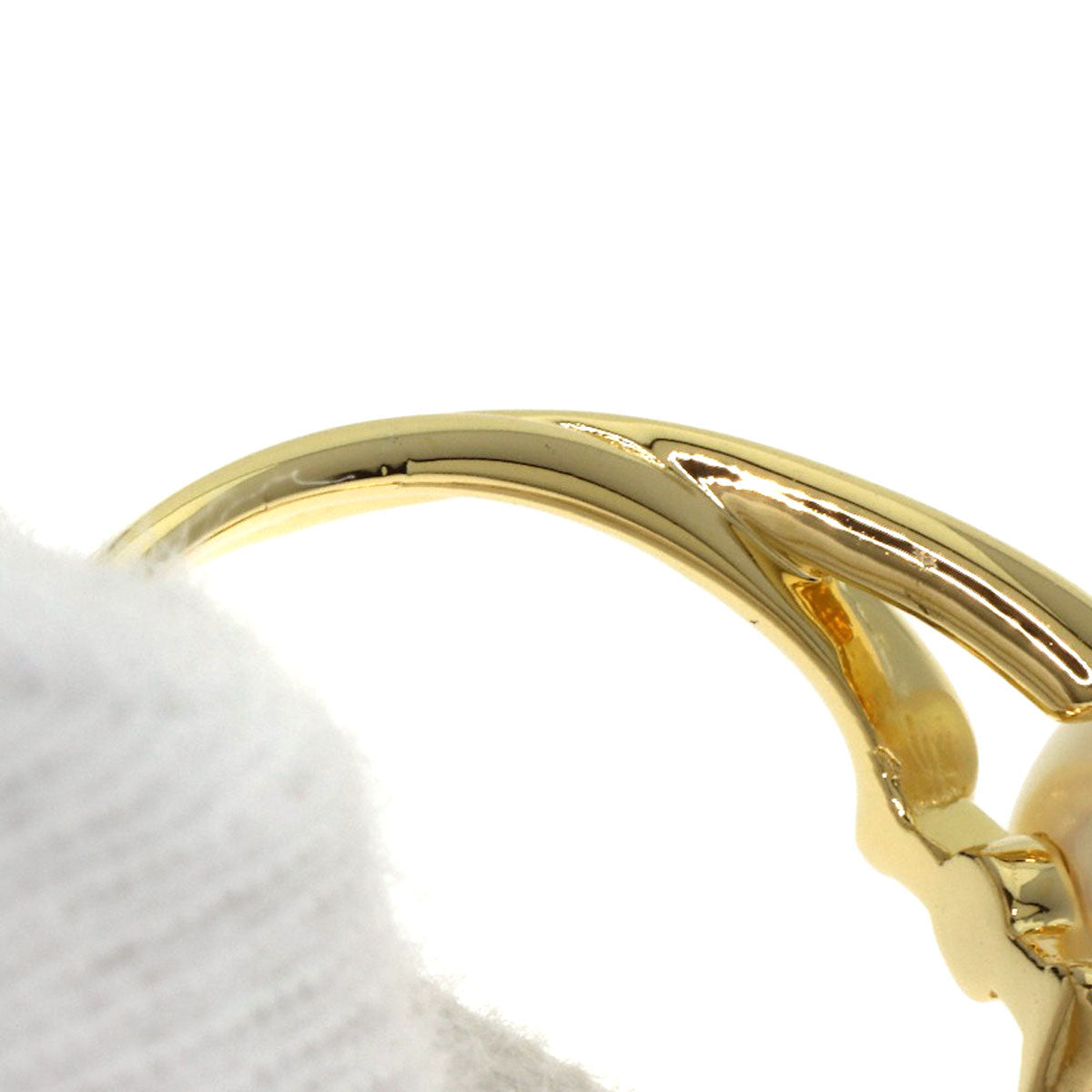 MIKIMOTO Pearl Pearl Ring K18 Yellow Gold Ladies [Used]