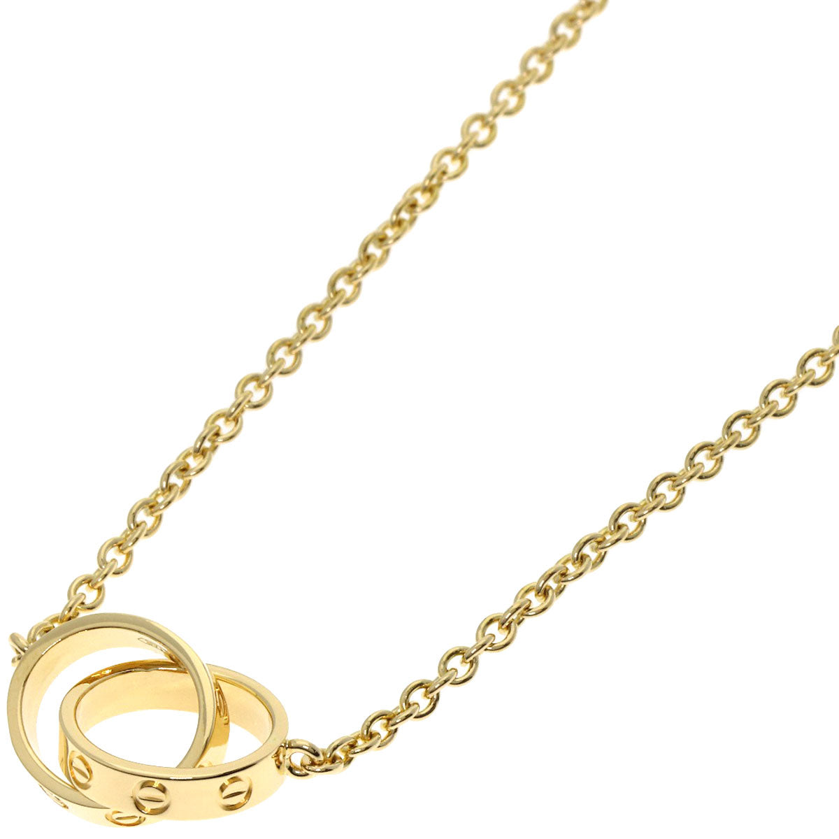 CARTIER Baby love Necklace K18 Yellow Gold Ladies [Used]