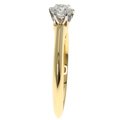 TIFFANY&Co. Solitaire Diamond Ring K18 Yellow Gold Ladies [Used]