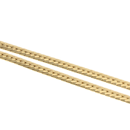 MIKIMOTO Herringbone Necklace K18 Yellow Gold Ladies [Used]