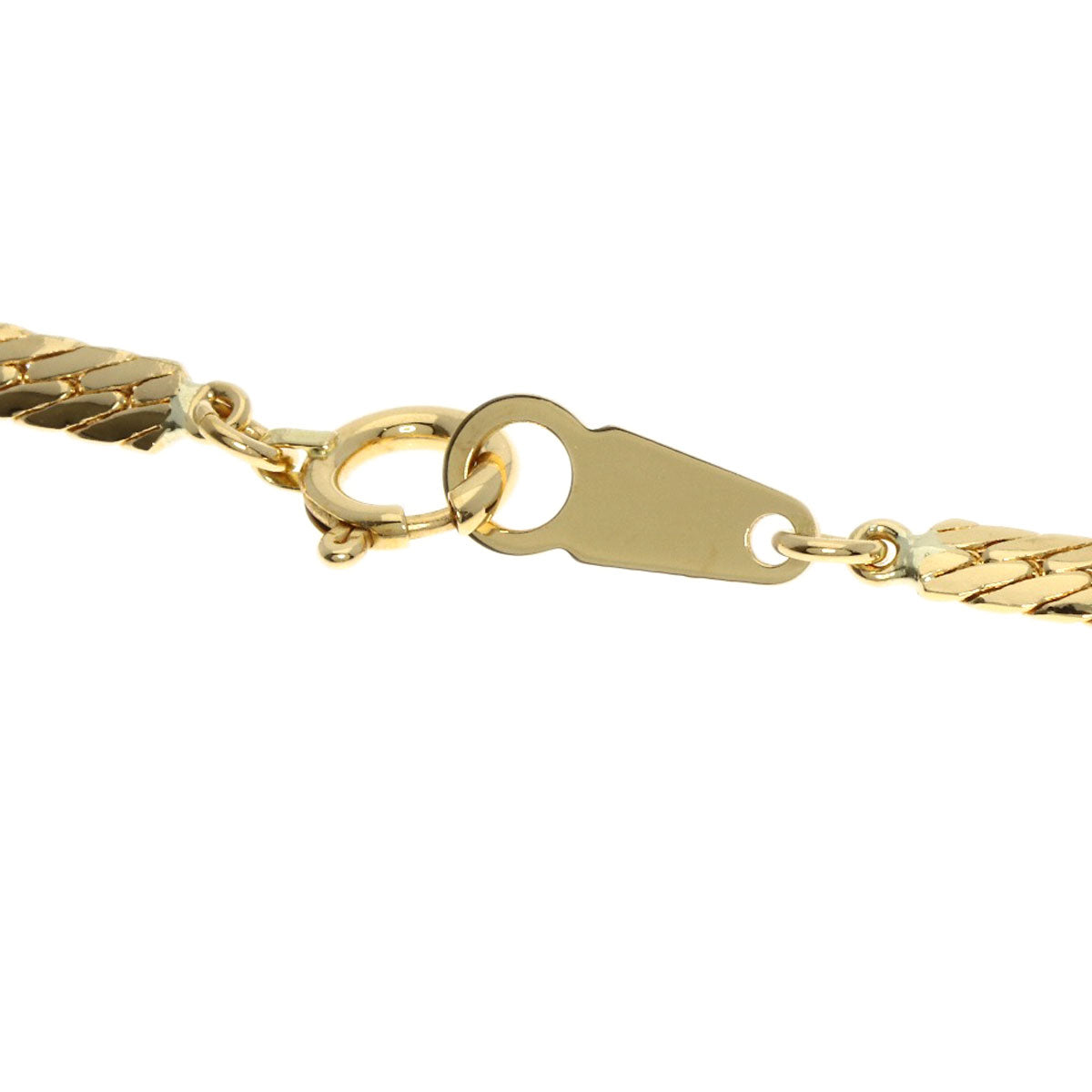 MIKIMOTO Herringbone Necklace K18 Yellow Gold Ladies [Used]