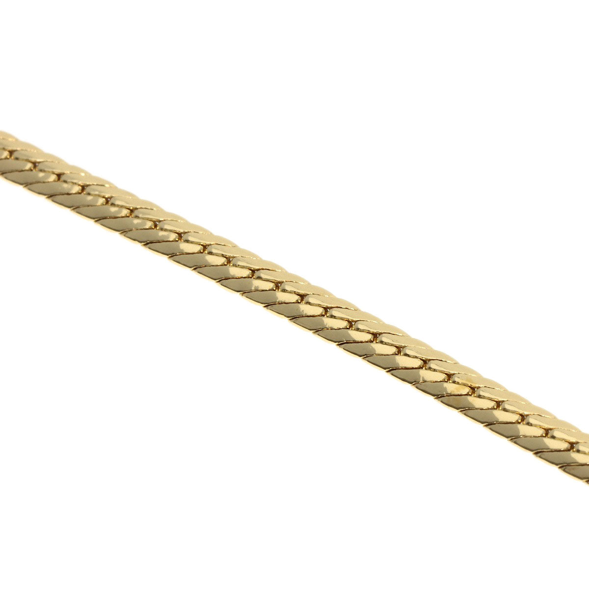 MIKIMOTO Herringbone Necklace K18 Yellow Gold Ladies [Used]