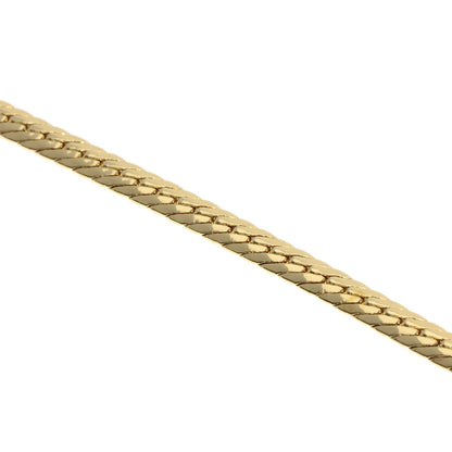 MIKIMOTO Herringbone Necklace K18 Yellow Gold Ladies [Used]