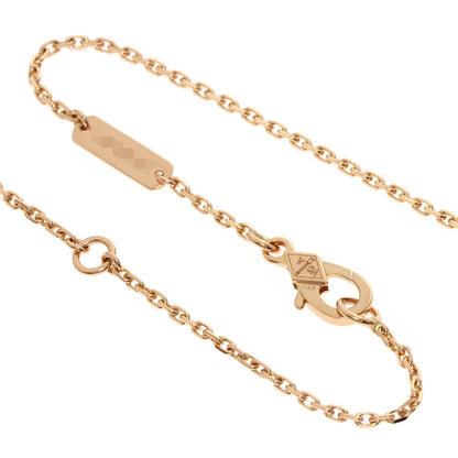 Van Cleef & Arpels Vintage Alhambra Diamond Necklace K18 Pink Gold Ladies [Used]