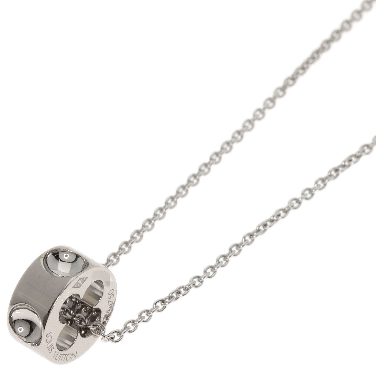 LOUIS VUITTON Pandantif Empreinte Necklace K18 White Gold Ladies [Used]