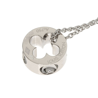 LOUIS VUITTON Pandantif Empreinte Necklace K18 White Gold Ladies [Used]
