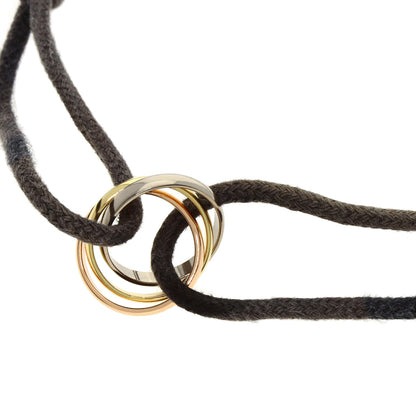 CARTIER Trinity Cotton Bracelet K18 Yellow Gold K18 White GoldLadies [Used]