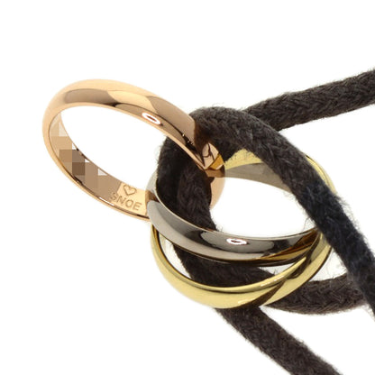 CARTIER Trinity Cotton Bracelet K18 Yellow Gold K18 White GoldLadies [Used]