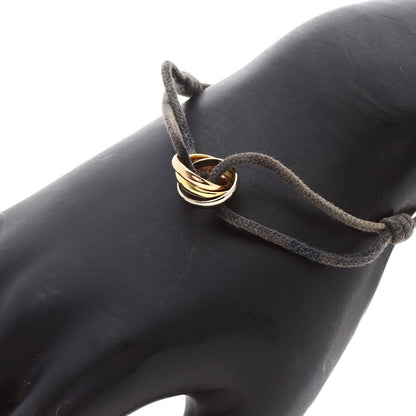 CARTIER Trinity Cotton Bracelet K18 Yellow Gold K18 White GoldLadies [Used]