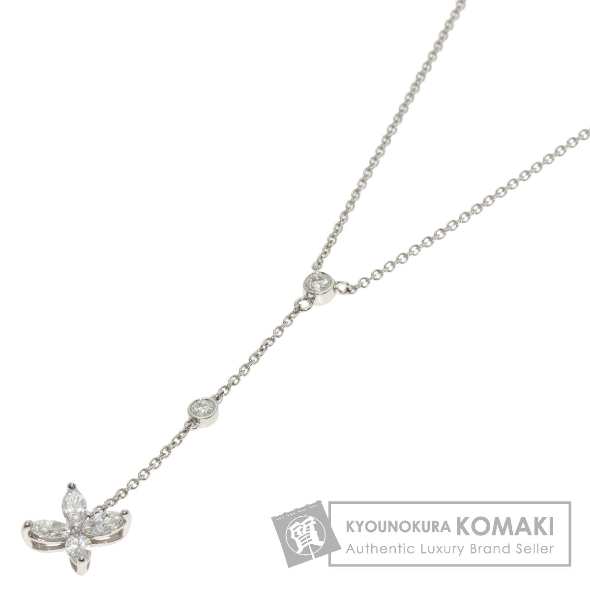 TIFFANY&Co. Victoria Diamond Necklace Platinum PT950 Ladies [Used]