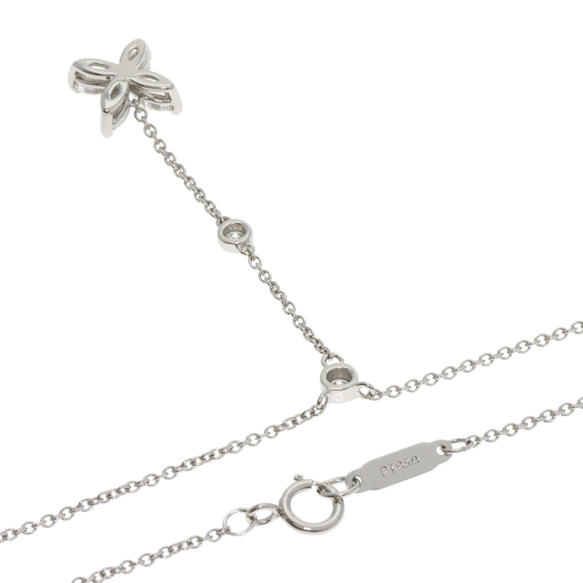TIFFANY&Co. Victoria Diamond Necklace Platinum PT950 Ladies [Used]