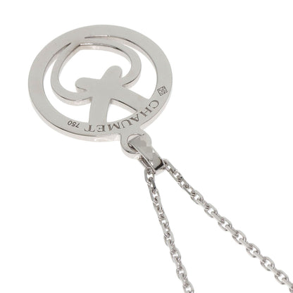 Chaumet Acrosh Cool Heart Lien Diamond Necklace K18 White Gold Ladies [Used]