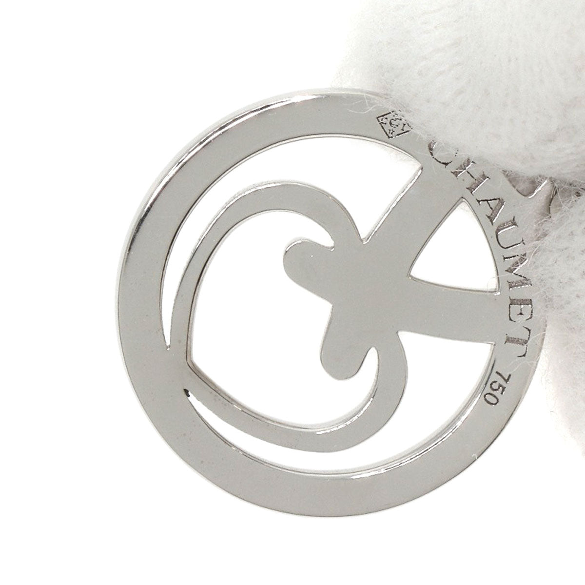 Chaumet Acrosh Cool Heart Lien Diamond Necklace K18 White Gold Ladies [Used]