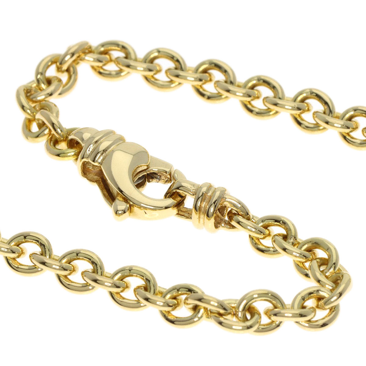 BVLGARI BVLGARI BVLGARI Circle Necklace K18 Yellow Gold Ladies [Used]