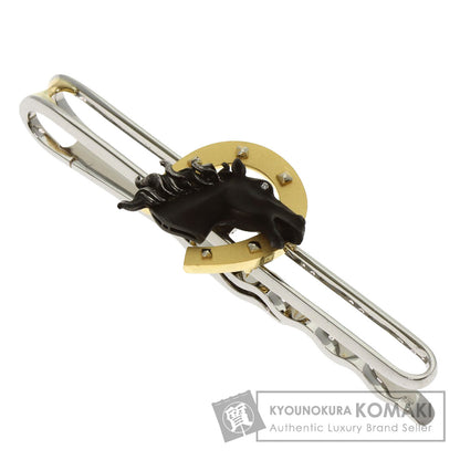 Carrera y Carrera Horseshoe Horsehead Tie pin Stainless Steel K22 Yellow Goldmens [Used]